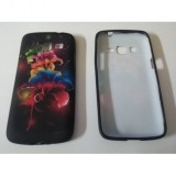 Husa Silicon Flowers Samsung Galaxy Express 2 G3815 - Protectie Telefon, Model Floral