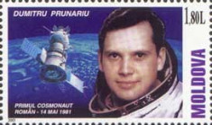 MOLDOVA 2001, Cosmos - Dumitru Prunariu, serie neuzata, MNH foto