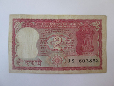 India 2 Rupees 1982 foto