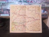 Arad, Timișoara, Lugoj, Lipova, Curtici, Ineu, Sebiș, P&acirc;ncota hartă c. 1970, 109