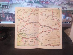Arad, Timișoara, Lugoj, Lipova, Curtici, Ineu, Sebiș, P&acirc;ncota hartă c. 1970, 109