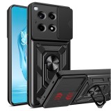 Husa OnePlus 12R protectie camera Techsuit CamShield Series, negru