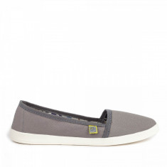 Espadrile CANVAS, Titanium