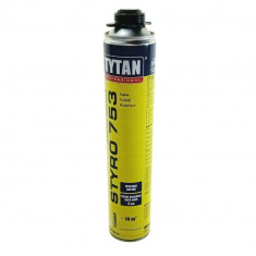 Adeziv spuma pentru izolari termice la exterior, Styro 753 Tytan Professional, 750ml