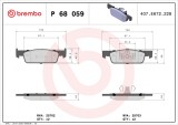 BREMBO P 68 059 PRIME LINE set placute frana,frana disc