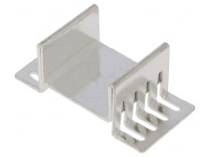 Radiator Extrudat Argintiu 12,7mm x 26,2mm Cupru foto