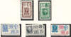 Mexic 1947 Mi 920/24 MNH - Expozitia internationala de timbre CIPEX, New York, Nestampilat