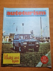 revista autoturism decembrie 1987-karting,oltcit,skoda,aro