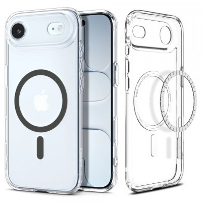 Husa MagSafe pentru Apple iPhone 17 Air, Spigen, Ultra Hybrid, Gri foto