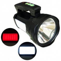 Lanterna Profesionala LED 50W cu Panouri LED, USB si Acumulator 4V TD6677 foto