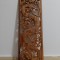 Superbă sculptura tablou basorelief lucrat integral manual din lemn de suar