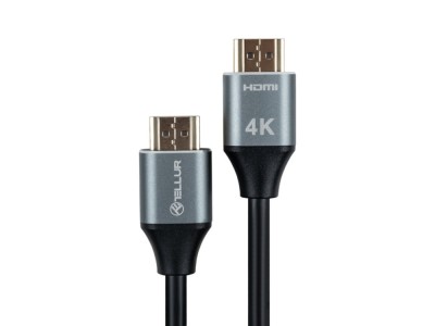 Cablu High Speed HDMI 2.0 Tellur, 4K, 18Gbps, tata-tata, Ethernet, aurit, 3m, negru foto