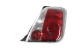 Stop spate lampa Fiat 500 (312) 03.2007-08.2015 Hatchback, fara suport becuri, rama silver, cu lampa mers inapoi, TYC 11-11283-01-2; partea Dreapta