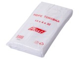 Punga plastic transparentă HDPE 320x140mm 6um PLAST cod 02-01-1432