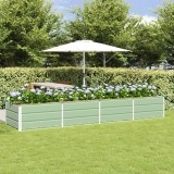 vidaXL Jardinieră Verde 320 x 80 x 45 cm Oțel 42018248