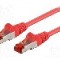 Cablu patch cord, Cat 6, lungime 0.5m, S/FTP, Goobay - 95467