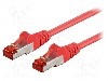 Cablu patch cord, Cat 6, lungime 0.25m, S/FTP, Goobay - 95457