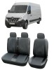 Set Huse scaune piele si textil Renault Master (1998-2016) (3 locuri)