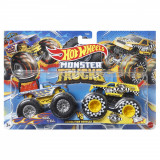 HOT WHEELS MONSTER TRUCK SET 2 MASINI SCARA 1 LA 64 HAUL YALL SI TAXI SuperHeroes ToysZone, Mattel