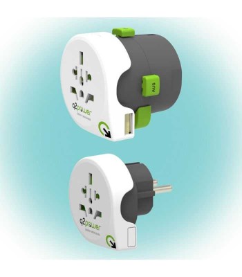 Adaptor calatorii Qdapter 360 +USB AUSTRALIA CHINA IT UK CH BRAZIL USA EURO 2.100130 foto