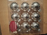 Set 9 globuri pom craciun