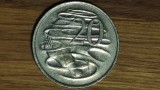 Australia - moneda de colectie exotica - 20 cents centi 1981 - senzationala!, Australia si Oceania