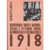 Desavarsirea Unitatii National-Statale a poporului roman - recunoasterea ei internatioanala (documente interne si externe, nov. 1919 - ian 1920) (vol.