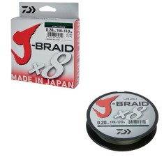 Fir Daiwa Textil J-Braid X8, Dark Green, 016MM/9KG/300M