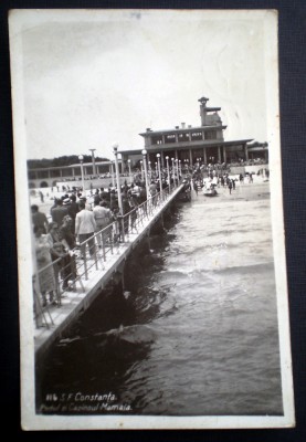 P.102 CONSTANTA PORTUL SI CASINOUL MAMAIA UZINELE SKODA 1938 CIRCULATA foto