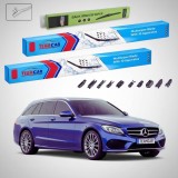 Cumpara ieftin Ștergătoare Mercedes-Benz Clasa C S204 T-Model 2013-2014 | Set Față și Spate Flat &ndash; TeamCar&reg;