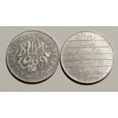 Ungaria 1969 - firma de aluminiu, medal de Anul Nou