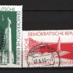 GERMANIA (DDR) 1957 – COMEMORARI. ARHITECTURA. SERIE STAMPILATA, F146
