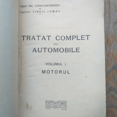 Tratat complet de automobile, motorul , 1929