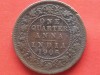INDIA BRITANICA- &frac14; ANNA 1906, Asia, Cupru (arama)