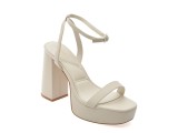 Sandale elegante ALDO albe, VALALANNON 121, din piele ecologica