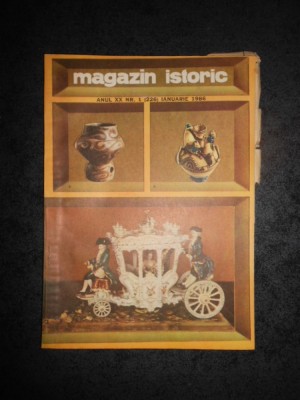 REVISTA MAGAZIN ISTORIC (Ianuarie, 1986) foto