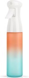 Flacon pulverizator Segbeauty, plastic, portocaliu/verde, 300 ml, 50 x 40 x 30 mm