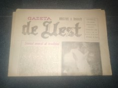REVISTA GAZETA DE VEST 14 APRILIE 1990
