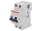 &Icirc;ntrerupător RCBO 20A, 30mA, 1+N, IP20 pentru șină DIN
