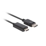 Cablu monitor, Lanberg, Displayport/HDMI, 3 m, Negru