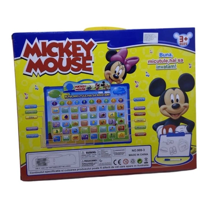 Tableta touch in limba romana cu Mickey Mouse - sa invatam alfabetul