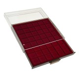 Tava cu 48 locasuri patrate de 30mm, pentru monede