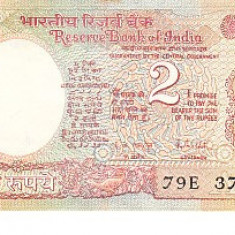 M1 - Bancnota foarte veche - India - 2 rupii