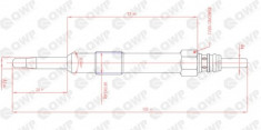 Bujie incandescenta ALFA ROMEO 145 (930) (1994 - 2001) QWP WGP115 foto