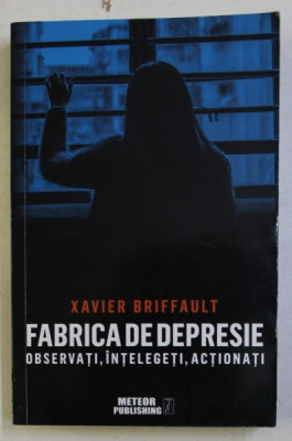 FABRICA DE DEPRESIE - OBSERVATI , INTELEGETI , ACTIONATI de XAVIER BRIFFAULT , 2019 foto