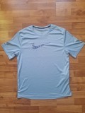 Tricou Nike Dri-Fit Running Mărimea M Albastru Deschis Swoosh Grafic