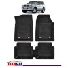 Covorase Auto TeamCar&reg; Tip Tavita Compatibile Toyota Land Cruiser J120 (2002&ndash;2009) Negru Material Rezistent, Cauciuc
