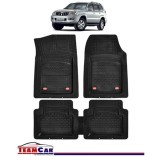 Covorase Auto TeamCar&reg; Tip Tavita Compatibile Toyota Land Cruiser J120 (2002&ndash;2009) Negru Material Rezistent