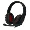 Căști USB cu Microfon Negru-Roșu 2,2m 20-20000Hz 32&Omega;