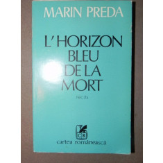 L&#039;HORIZON BLEU DE LA MORT-MARIN PREDA 1982